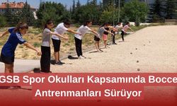 GSB Spor Okulları Kapsamında Bocce Antrenmanları Sürüyor