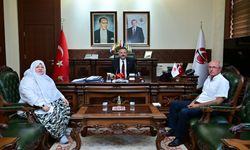 Başkan Güneş ve AK Parti'li Yılmaz'dan Vali Aksoy’a Ziyaret