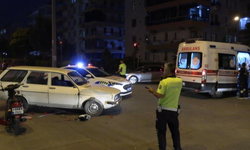 Otomobil ile motosiklet çarpıştı: 2 yaralı