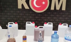 Sahte içki operasyonu, 50 litre alkol ele geçirildi
