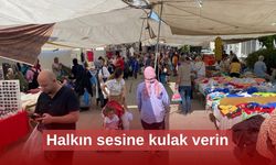Halkın sesine kulak verin