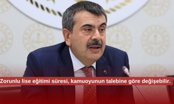 Bakan Tekin: "4 yıllık zorunlu lise eğitimi düşürülürse, ilgili birimlerle değerlendiririz