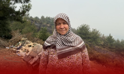 Alevlerin arasında kalan kadını vatandaşlar kurtardı