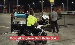 Polis motosiklet sürücüsünü bu sözlerle uyardı