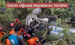 Yangına Koşarken Şarampole Uçtular