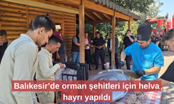 Eskişehirli orman şehitleri için helva hayrı düzenlendi
