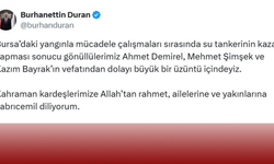 İletişim Başkanından orman gönüllülerine başsağlığı mesajı