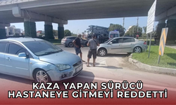 Kazaya rağmen hastaneye gitmedi