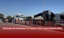 Eskişehir’de Kaza: Tır Bariyerleri Aştı, Şoför Kurtuldu