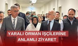 Orman işçilerine ziyarette duygusal anlar yaşandı