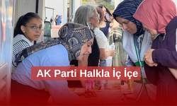 AK Parti üyelik standına büyük ilgi