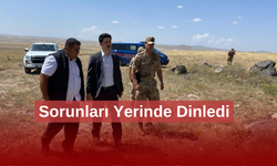 Kaymakam Kahraman, köy ziyaretlerini sürdürüyor
