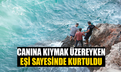 Canına kıymak üzereyken eşi sayesinde kurtuldu