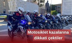 Motosiklet kazalarında farkındalık yarattılar
