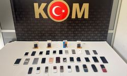 37 adet gümrük kaçağı telefon yakalandı