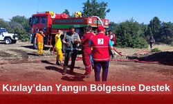 Kızılay’dan Yangın Bölgesine Destek