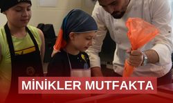 Minikler mutfakta hünerlerini sergiliyor