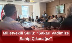 Milletvekili Süllü: “Sakarı Vadimize Sahip Çıkacağız”