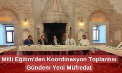 Milli Eğitim'den Koordinasyon Toplantısı