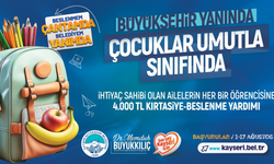 Çocuklar umutla sınıfında