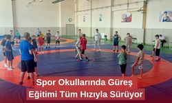 Spor Okullarında Güreş Eğitimi Tüm Hızıyla Sürüyor