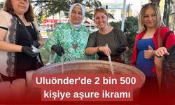 Uluönder'de 2 bin 500 kişiye aşure ikramı