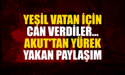 Yeşil Vatan İçin Can Verdiler... AKUT'tan paylaşım