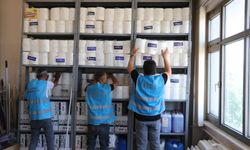 Denetimli serbestlik yükümlüleri, Adalet Sarayının tadilat işlerini yapıyor