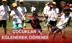 Çocuklar yaz okulunu eğlenceyle tamamladı