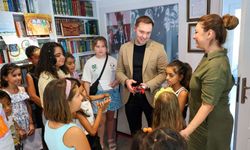 Çocuklar yazı sanat dolu geçiriyor