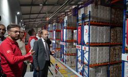Binlerce ton gıda Gazze için hazır edildi