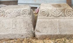 Bizans dönemine ait sütunlar ele geçirildi