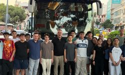Öğrenciler gençlik kamplarına uğurlandı