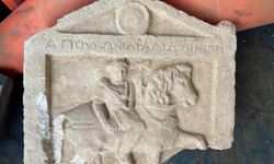 Park düzenlemesinde antik stela bulundu