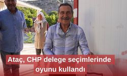 Ataç, CHP delege seçimlerinde oyunu kullandı