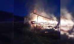 Bolu’da 2 yayla evi yangında küle döndü