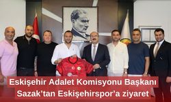 Eskişehir Adalet Komisyonu Başkanı Sazak’tan Eskişehirspor’a ziyaret