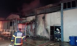 Fabrika  yangını  korkuttu