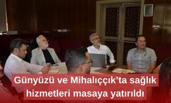 Günyüzü ve Mihalıççık’ta sağlık hizmetleri masaya yatırıldı