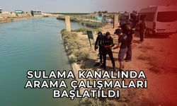 Kanalda akıntıya kapılan genç için çalışmalar başlatıldı