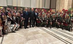 Halk oyunları ekibi, Cumhurbaşkanlığı davetinde sahne aldı
