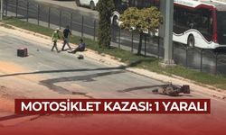 Motosiklet kazasında 1 yaralı