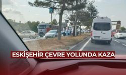 Eskişehir Çevre Yolunda kaza: Yol trafiğe kapandı