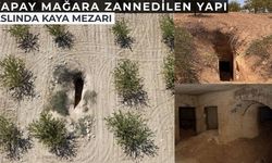Yapay mağara zannedilen yapı aslında kaya mezarı