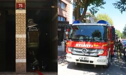 3 katlı binanın bodrum katında yangın çıktı
