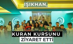 Işıkhan, Kuran Kursunu Ziyaret Etti