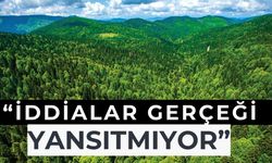 “Ormanların talan edildiği iddiaları gerçeği yansıtmıyor”
