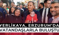 Bakan Yerlikaya Erzurum’da esnaf ve vatandaşlarla buluştu