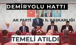 Kars-Iğdır-Aralık-Dilucu Demiryolu Hattı’nın temeli atıldı