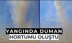 Yangında duman hortumu oluştu